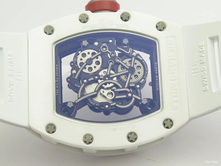 MIROTIME 0128 Youthful Pilot Spitfire 3878 Chrono BP Gray Dial SS On Black Leather Strap A 7368